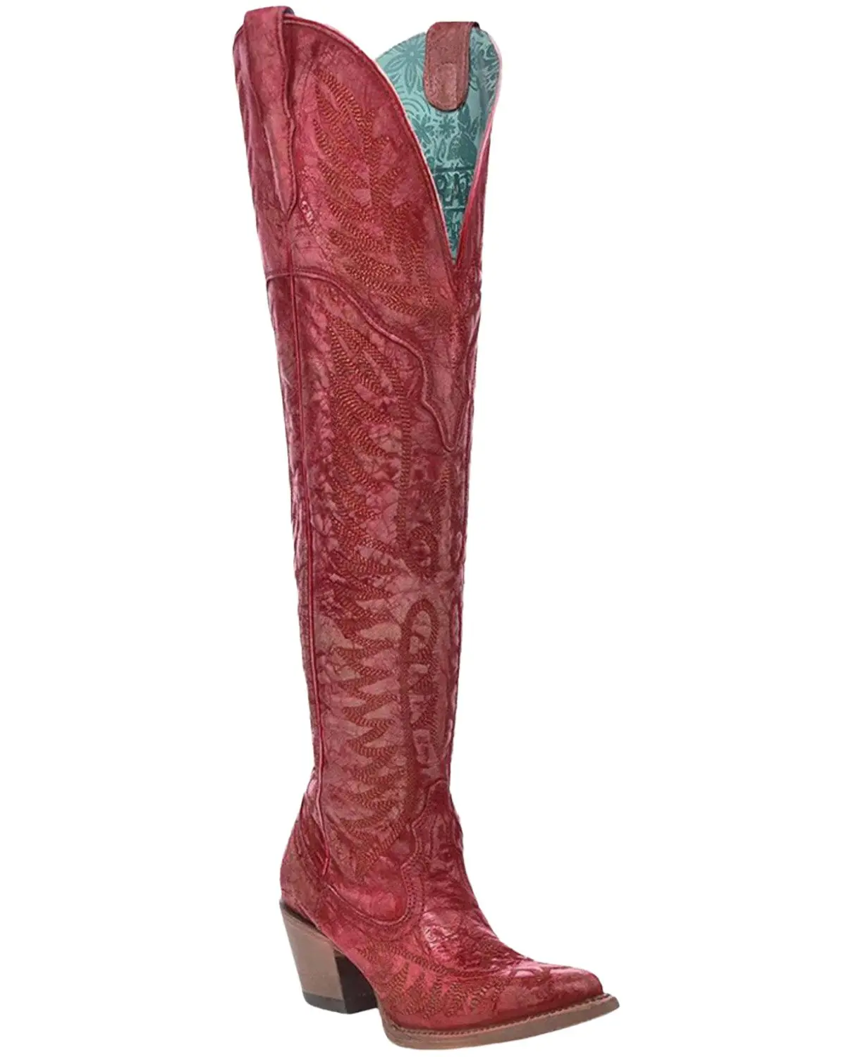 Corral Women's Women'S Distressed Tall Western Boot Snip Toe - A4212a