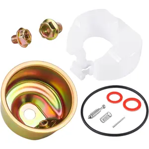 Carburetor Repair Rebuild Kit Includes Bowl Chamber Float Pin Gasket Seal Needle Electric Start Kit for GX240 GX270 GX340 GX390