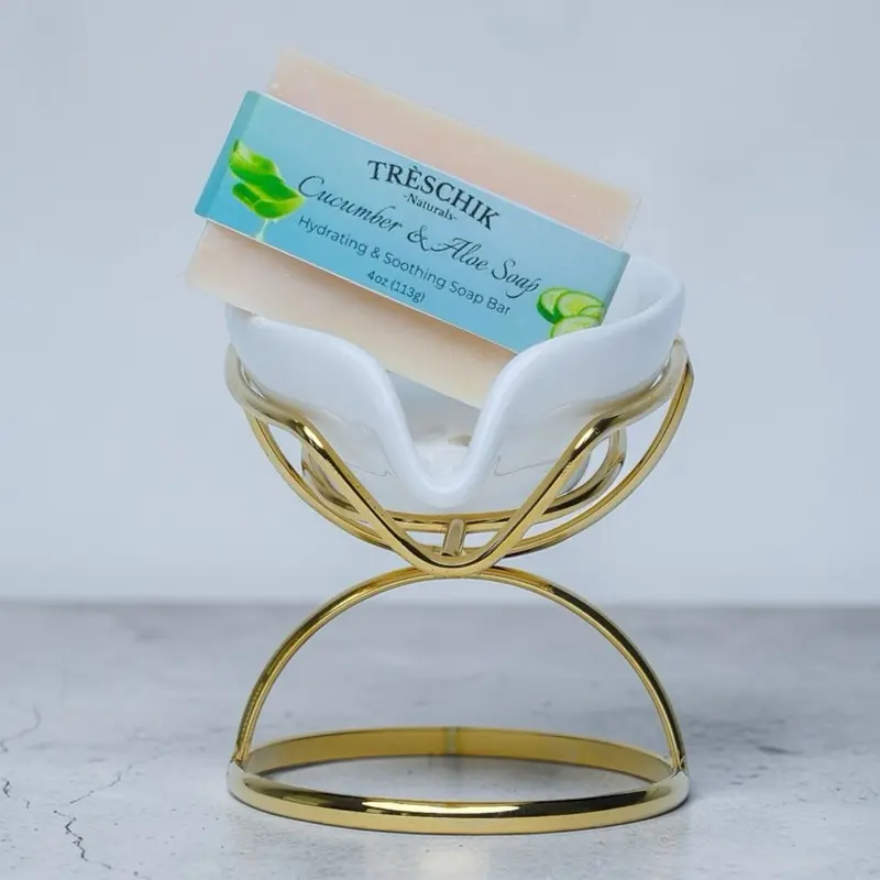 Cucumber & Aloe Soap – Hydrating Face and Body Bar