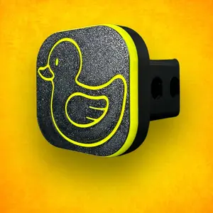 Yellow Taco 2" Tow Hitch Receiver Hidden Key Cover