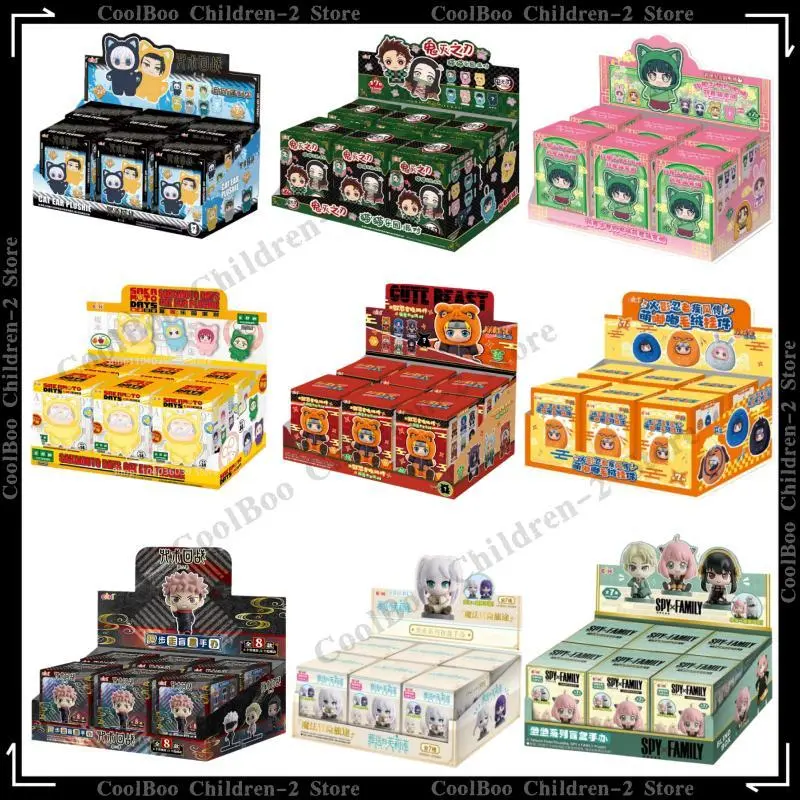 Genuine EAKI Jujutsu Kaisen SAKAMOTO DAYS Demon Slayer: Kimetsu No Yaiba The Apothecary Diaries Full range of blind box toys gif
