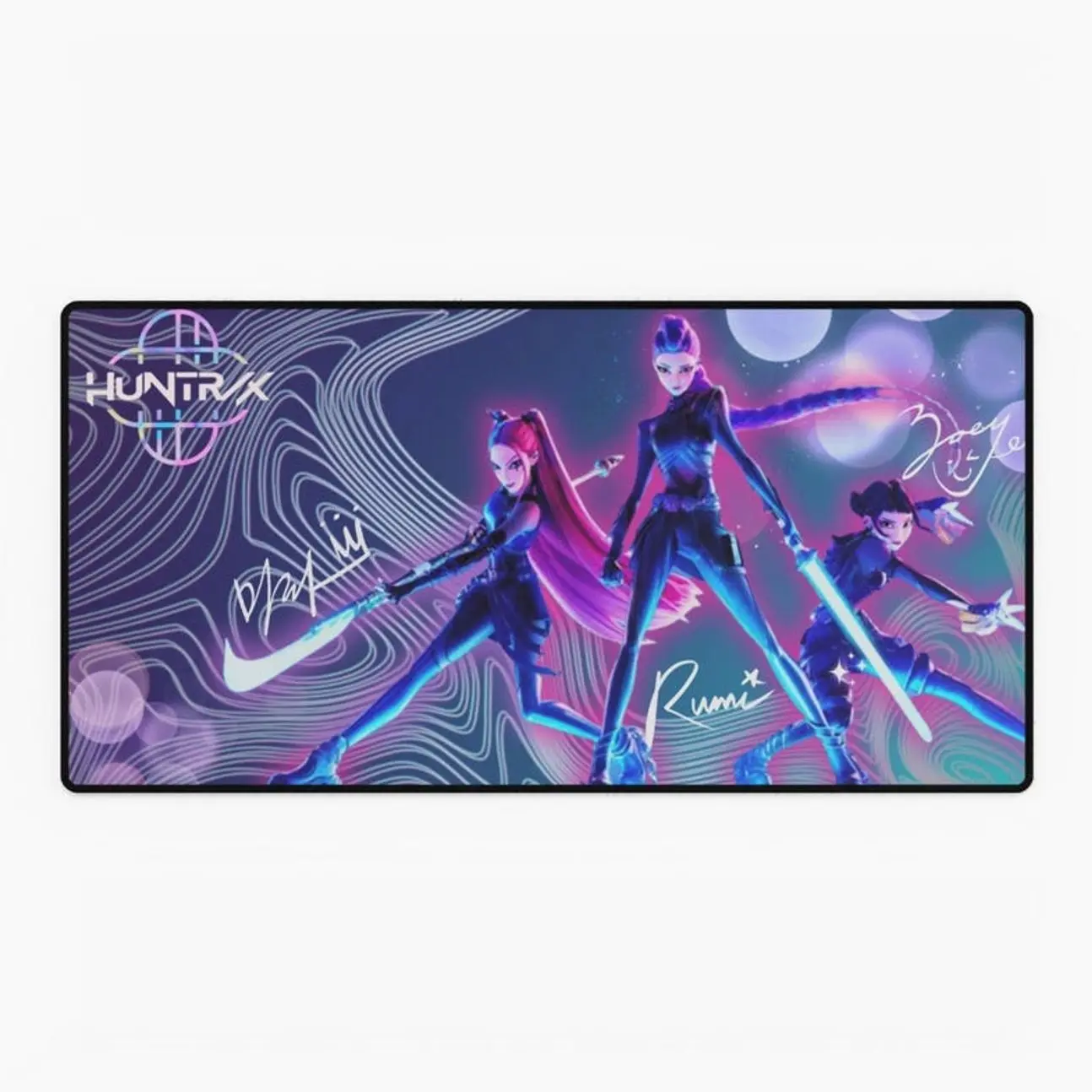 Huntrix K Pop Demon Hunters Extended Gaming Mouse Pad, Anime Desk Mat, XXL Keyboard Mouse Pad, Gaming Desk Accessories