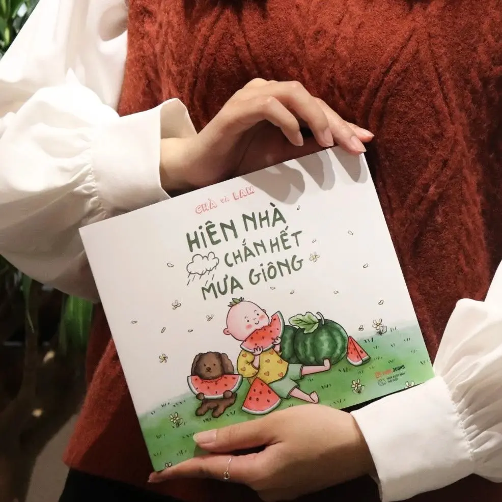 Sách tô màu Hiên nhà chắn hết mưa giông