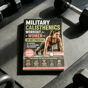 Military Calisthenics Workout for Women, 28-Day Home Fitness Plan Notebook, Perfect Gift for Summer, No Equipment Needed