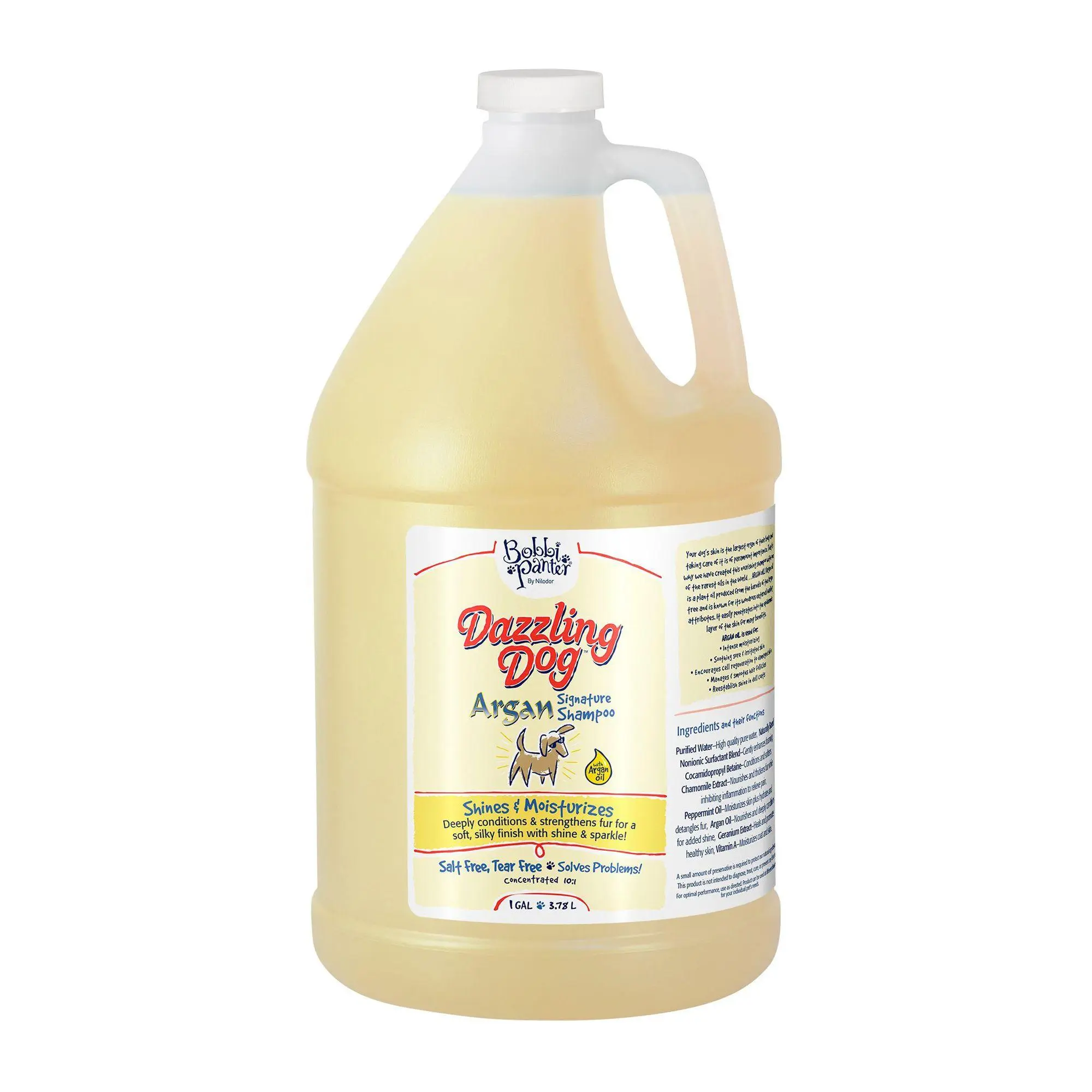 Bobbi Panter Dazzling Dog Argan Signature Dog Shampoo, 1 Gal.