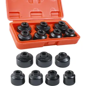 7PCS 24mm/27mm/29mm/30mm/32mm/36mm/38mm Socket Set - Car Tools, Automotive Removal & Replacement Tool for Most Cars and SUVs