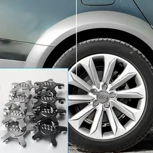 4PCS Car Five Claws Wheel Center Cap Hub Covers For Audi A4 B5 B6 B7 B8 B9 A1 A3 8V 8P 8L A6 C5 C6 C7 A5 A7 A8 Q3 Q5 Q7 TT S3 S6 Sline Quattro S4 S5 S7 S8 RS3 RS4 RS5 RS6 RS7 RS8 SQ3 SQ5 SQ7 RSQ3 RSQ5 RSQ7 TTS TTRS A8 A2 Q1 Q2 Q4 Q6 Q8