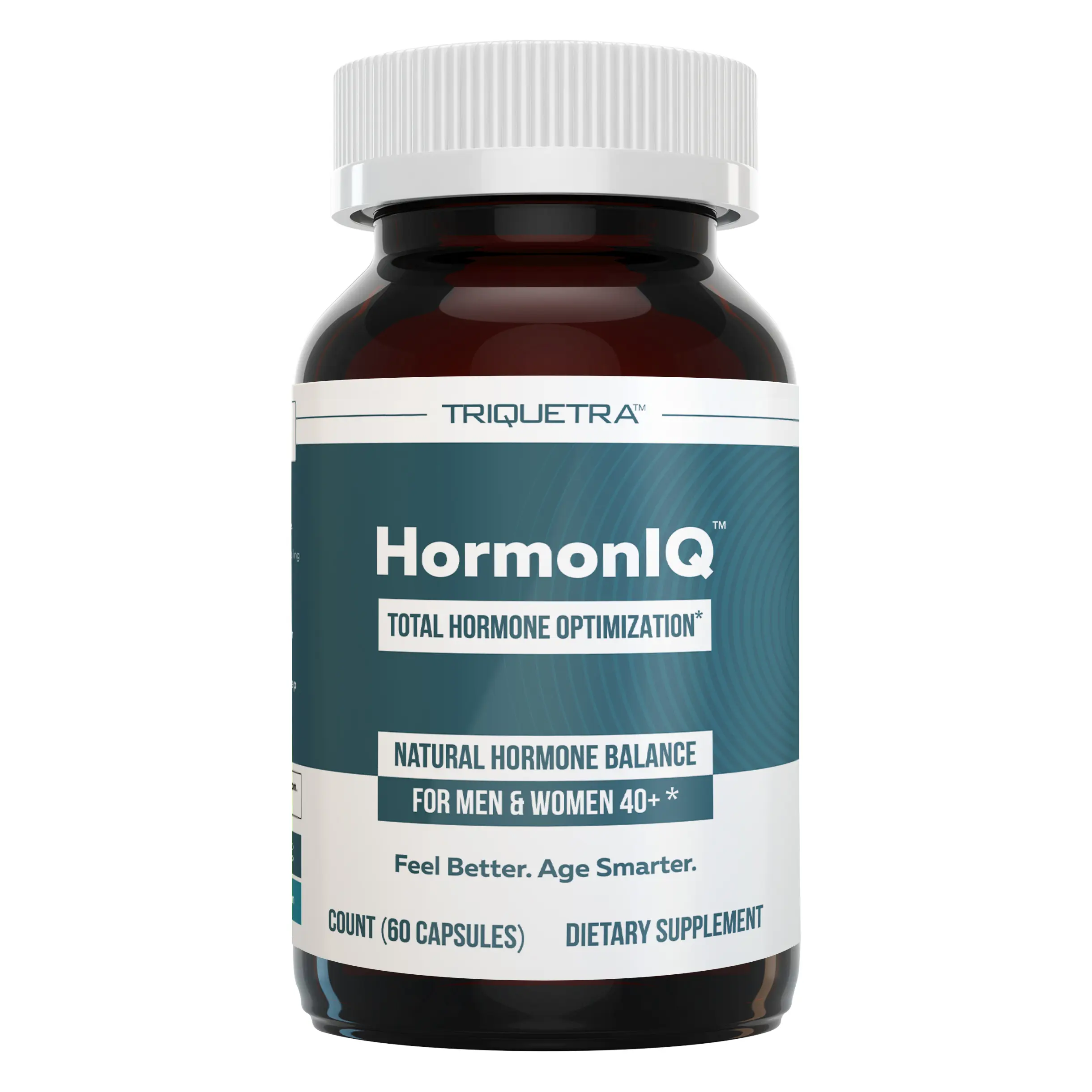 HormonIQ, Pregnenolone 50mg + DHEA 25mg + DIM 150mg, Supports Energy, Vitality & Mental Clarity, Hormonal Wellness Support for Women & Men, Vegan (60 Capsules)