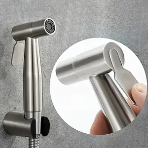 Toilet Bidet Sprayer Handheld Adjustable Jet Sprayer Muslim Shower Cloth Diaper Attachment with Hose for Feminine Wash