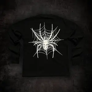 ARACHNID LONG SLEEVE THERMAL NOIR - MENS STREETWEAR KNIT MENSWEAR OUTFIT