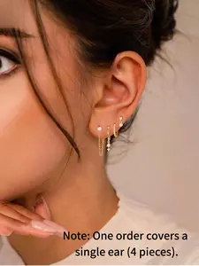 Women's Elegant Earrings Set, Trendy Exquisite Earrings Set, Chic Gorgeous Jewelry As Gift for Girlfriend#Fashionweek#Fallfreshness