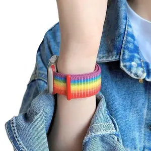 Smoke purple loop comfortable sports strap suitable for Apple S9 strap iWatch