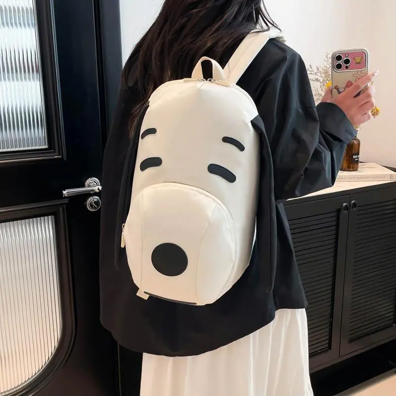 Cute 3D Cartoon Dog Backpack for Women, Fashion Niche All-match Student School Bag, Laptop Backpack Daily Shopping Daypack