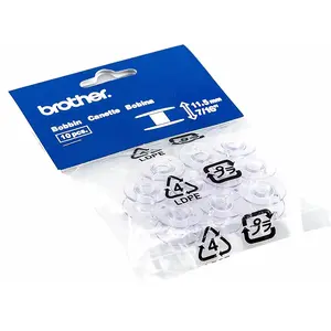 Brother Plastic Bobbin :: SA156 Brother Plastic Bobbin :: SA156