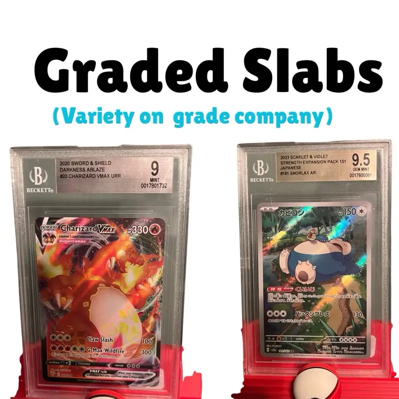cheapest graded pokemon cards Random PSA or BGS Graded Pokemon Slabs (TCG English Only)