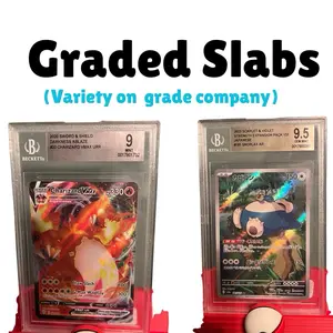 Graded Pokemon Slabs (variety of grading companies)