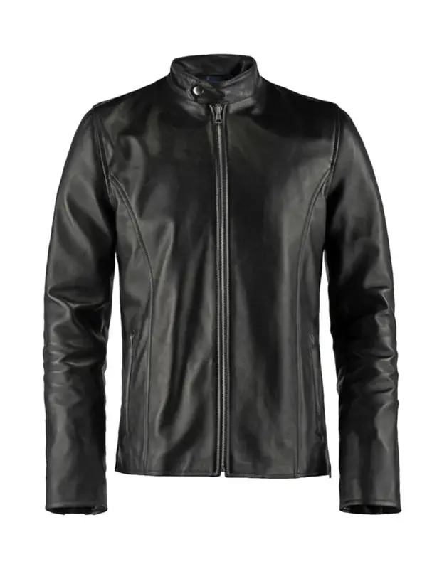 Biker Black Genuine Leather Jacket