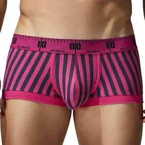 New underwear for men, including boxer shorts and vertical striped sexy pants, as well as breathable men's summer shorts at the bottom