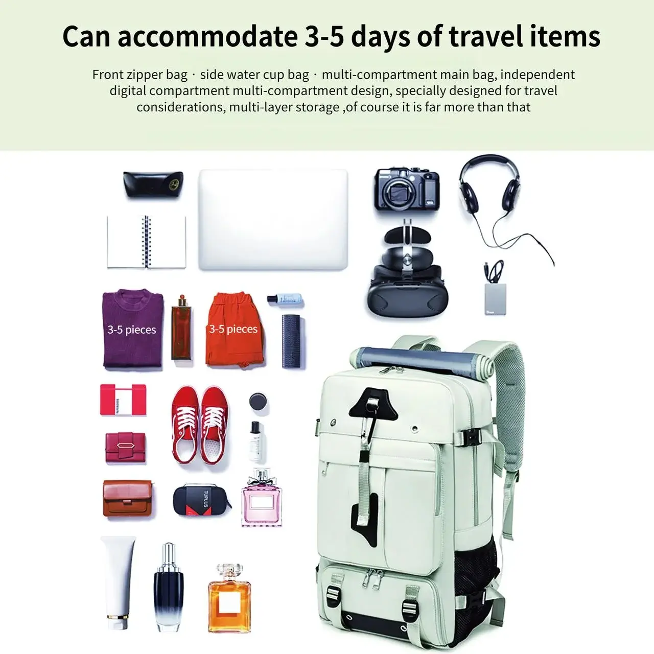 Travel Backpack 50L New Premium - Unisex Extra Large Laptop Backpack for  Hiking, Climbing & Business Trips, Waterproof - TikTok Shop