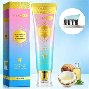 Atoany Niacinamide Whitening Toothpaste 100g, Fresh Breath, Dental Care, Unisex, Suitable for Men and Women, Oral Hygiene Essentials