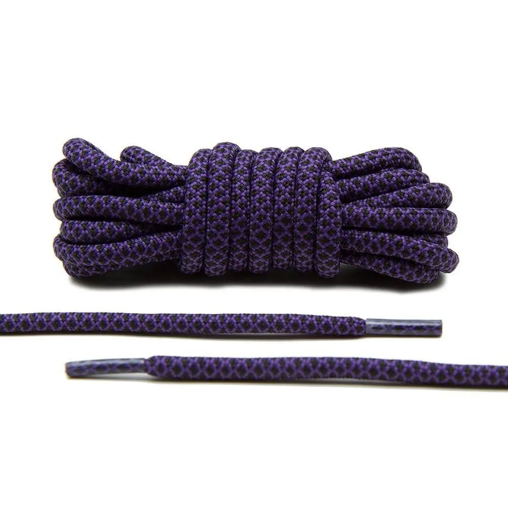 Purple/Black Rope Laces Purple/Black Rope Laces