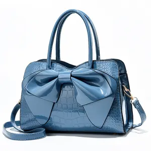Women’s handbag, shoulder bag, wallet, and clutch — women’s single-shoulder bag with bow detail