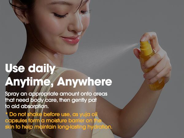 Yuja Niacin Brightening Body Serum Mist 2.7fl oz - Korean Skincare - Vitamin C & Niacinamide Spray for Dull, Uneven Skin Tone
