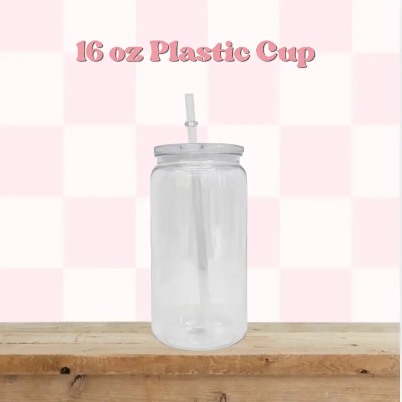 16 oz acrylic plastic cup Drinkware Reusable