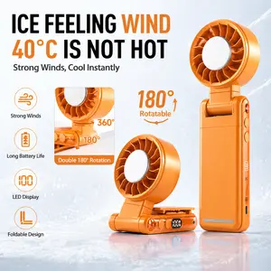 BIXORA Portable fan Handheld High Speed Fan100Adjustable Levels Foldable for Summer TravelVacation Essentials& Outdoor Activities cool fan