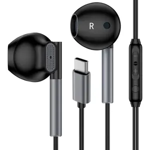 USB C  Headphones Wired for  Galaxy S26 S25 Edge S24 Ultra S23 S22 S21 S20 A17 A56 A36 A26 A16 A55 A35 A25 A15 A54,Type C Wired Earphones Earbuds for  17e 17 Pro Max Air 16e 16 15