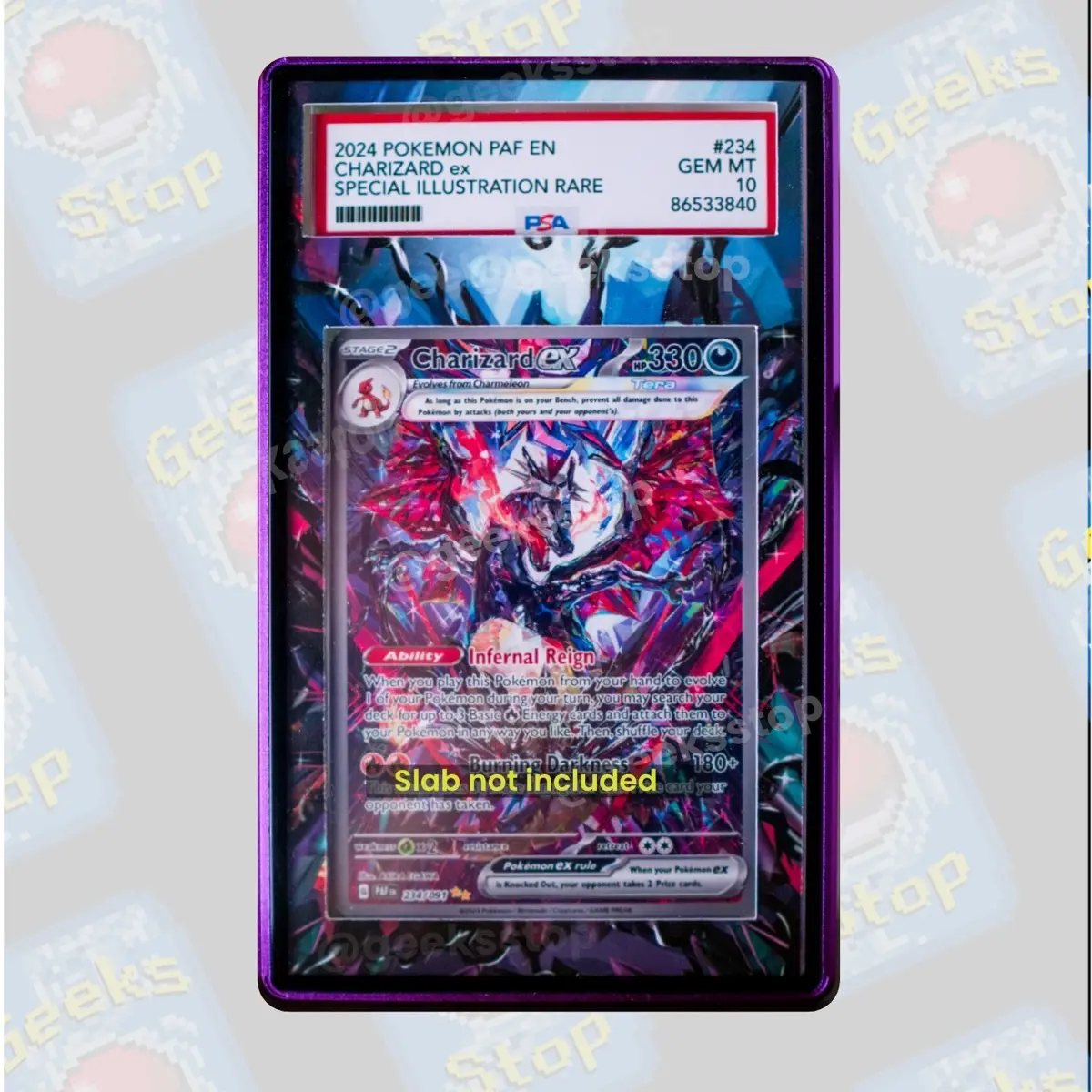 Charizard Magnetic Display Case Extended Art