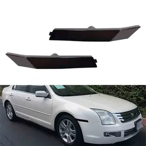 2PCS Smoked Front Side Marker Light Housings For Ford Fusion & Mercury Milan 2006 2007 2008 2009 Replace OEM 6E5Z13200A, 6E5Z13200C, FO2551142