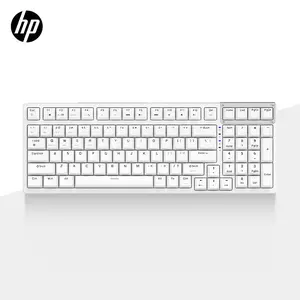 HP GK600FS Three-mode Keyboard, Hot-swappable Wireless Gaming Keyboard, Rechargeable Keyboard for Gaming, Office, Home