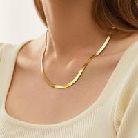 gold | Style: 5mm 16.5'' chain necklace
