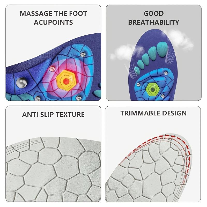 RunPro Comfort Support Insoles for All Day - 220+ lbs High Arch Support for Men Women, Shock Absorbing & Acupressure Cushions for Work Boots & Running Shoes RunPro Comfort Support Insoles for All Day - 220+ lbs High Arch Support for Men Women, Shock Absorbing & Acupressure Cushions for Work Boots & Running Shoes