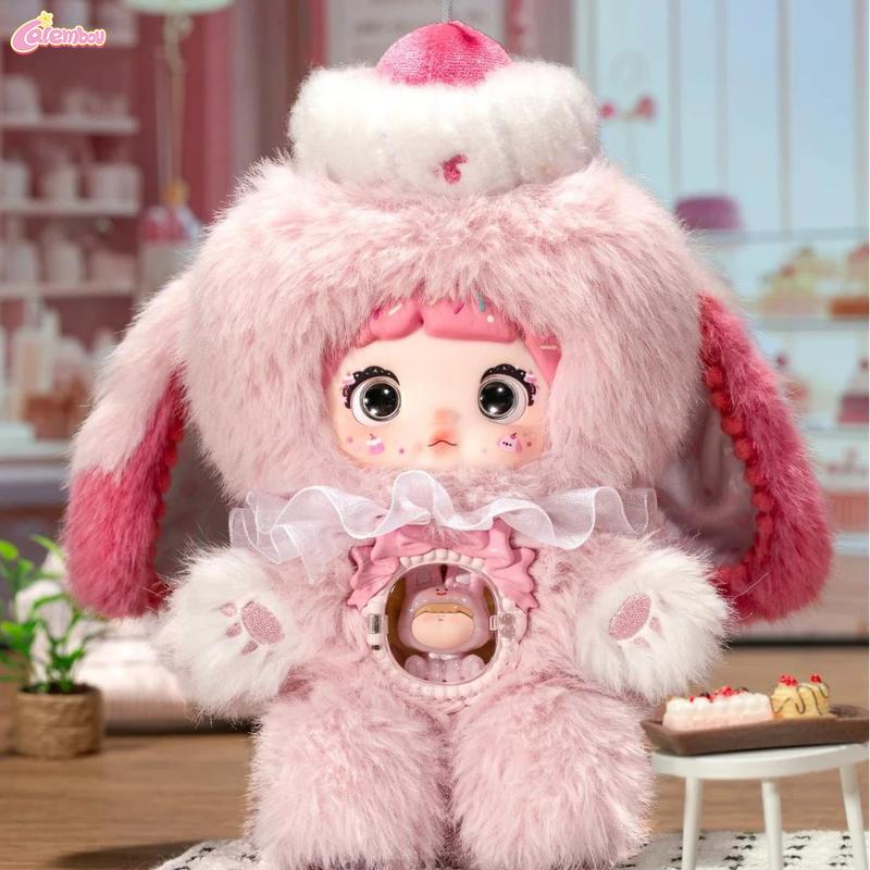 CALEMBOU Nommi× Amarilith A Bite of Sweetheart Series Plush Doll Blind Box V7, Kawaii Stuffed Animals Mystery Box Toys Figures Cute Anime Plushies Collectible Birthday Christmas Gifts for Girls