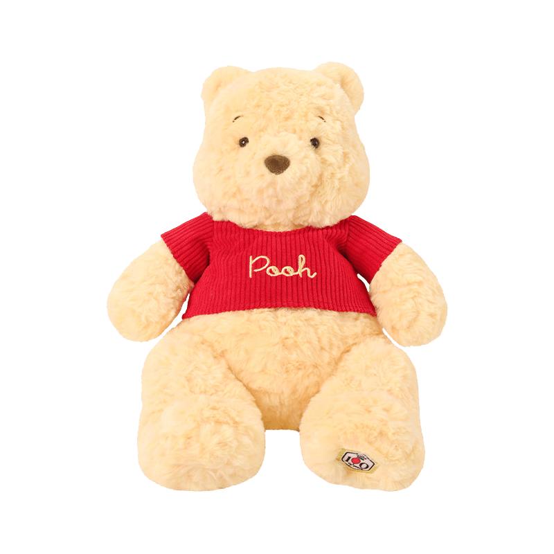 Disney Winnie the Pooh & Strawberry Scent Lotso Plush Toy Bundle - Cute Stuffed Animal, Fluffy Friends Stuffed Toys, Cute Collectibles, Pretend Play Kids' Birthday Gift, Unisex Fuzzy Fabric Item, Durable Soft Fluffy