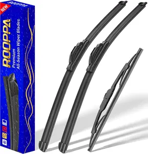 3 wipers Replacement for 2016-2020 Buick Envision, Windshield Wiper Blades Original Equipment Replacement - 24"/18"/12" (Set of 3) U/J HOOK