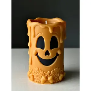 Cute Ghost Silicone Pillar Candle Mold