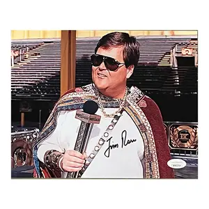 Jim Ross Signed 8x10 WWE Photo JSA