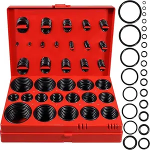 419 PCS Universal Metric O-Ring Kit,32 Sizes Buna-N 70A Rubber O Ring Assortment Set for Various Car Auto Faucet Plumbing Pressure Washer Air or Gas Sealing Repair Resist Oil and Heat