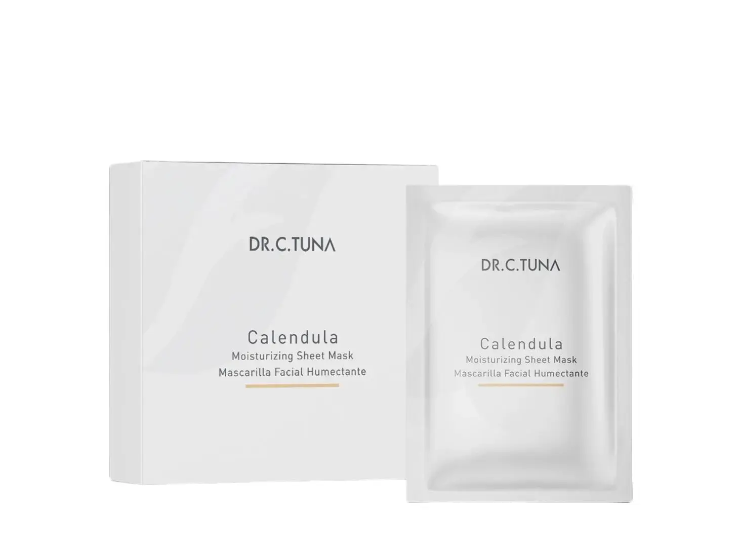 FARMASI Dr. C. Tuna Calendula Sheet Masks, Soothing & Hydrating Treatment for Sensitive and Dry Skin - 10 Pack, Moisture, Moisturizer, Hydrate, Vegan, Sensitive Skin, Calendula Oil, Conditioning