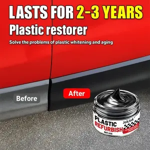 Universal Interior Plastic Repair Wax, Interior Polish Agent, and Color Change Repair Cream, Scratch Removal, Tire Brightening Wax