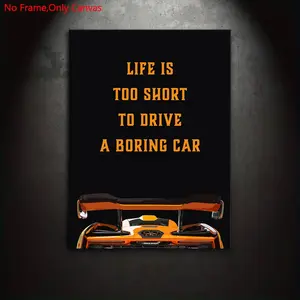 1 Piece/Set Frameless Canvas Painting Print Poster,Classic Minimalism Motivational Vehicle Pop Art,Hypercar Senna,Perfect Gift for Super car Lovers,Ideal Gift for Bedroom,Study,Office,Living Room,Dorm Hallway,Kitchen,Mural,Wall Decoration,Room Decor