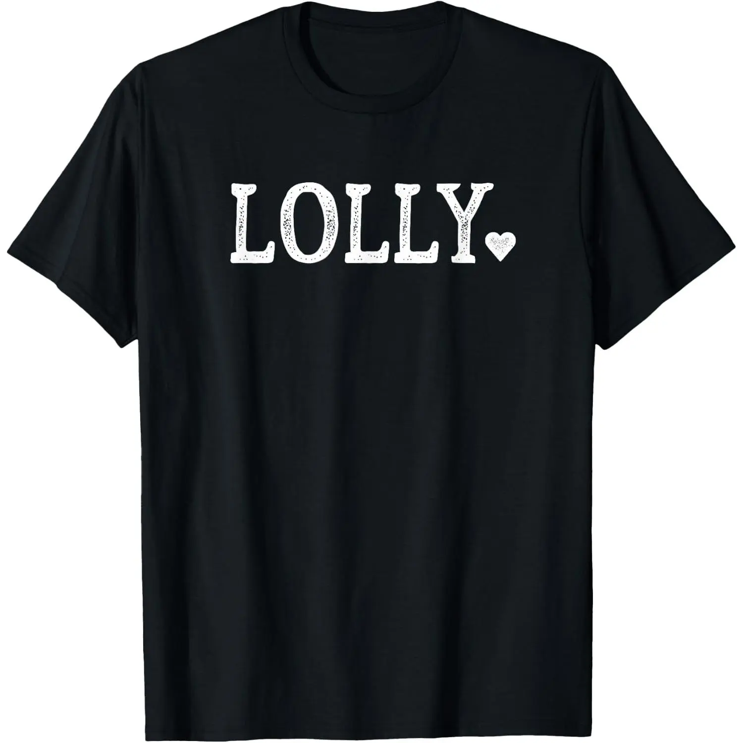 Lolly Gifts for Women Design with Heart Love Lolly T-Shirt Pure Cotton Graphic Tees Menswear Top: Gifts for Men & Women