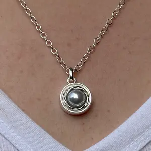 Lunar Twist Silver Interchangeable KSnap - KDrop Collective