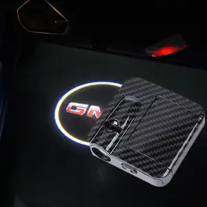 2pcs GMC LED Car Door Welcome Lights — Compatible with Various Car Brands | Logo Laser Projector Lights