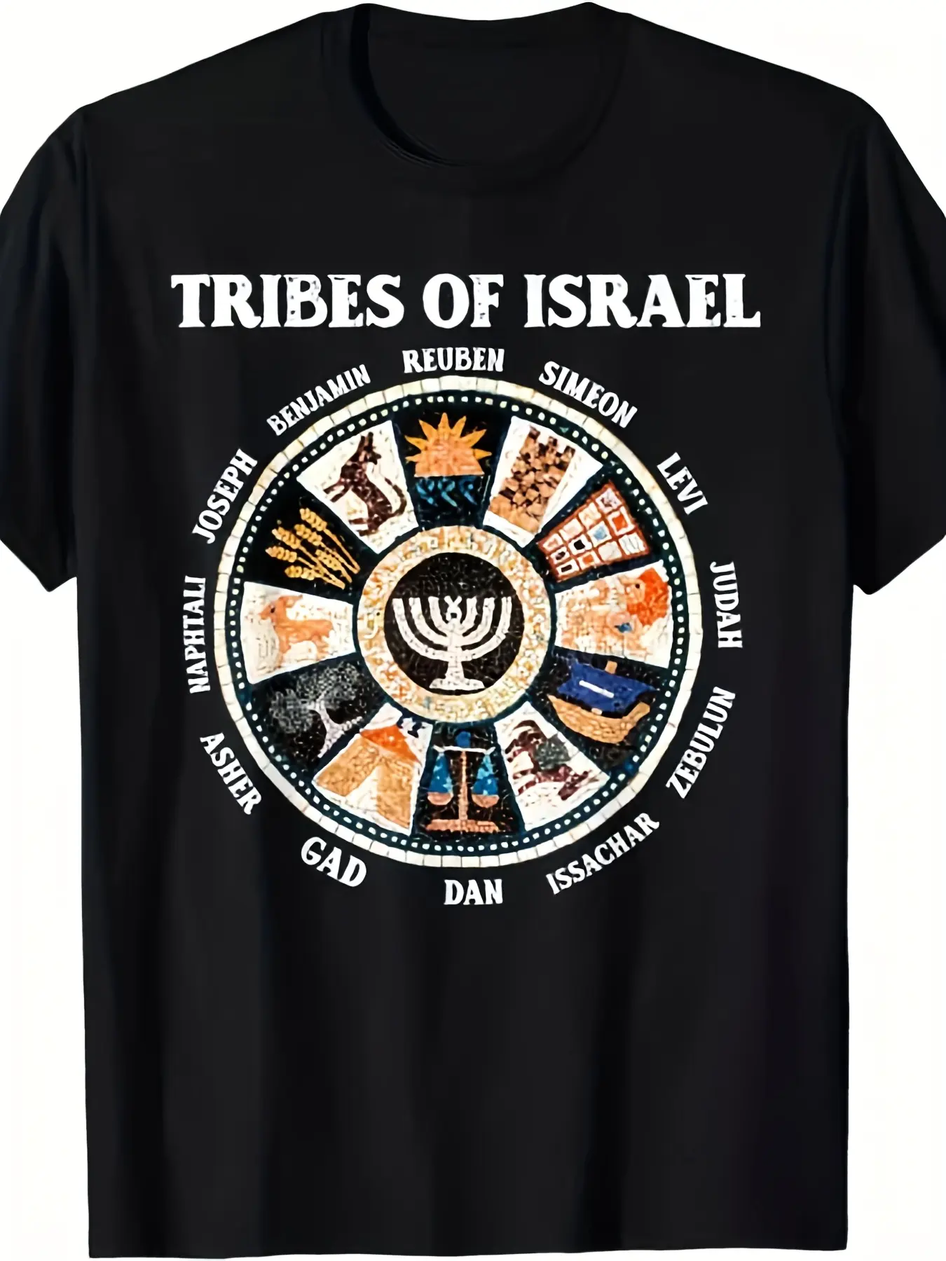 Twelve Tribes of lsrael Hebrew lsraelite Judah JerusalemT ShirtAthletic Fit Casual Tee for Men Breathable Sport Top Comfortable Everyday Street Style Perfect for Training Running and Fitness