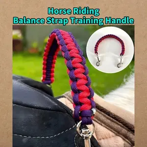 Horse Riding Balance Strap Training Handle, Saddle Posture Stability Belt