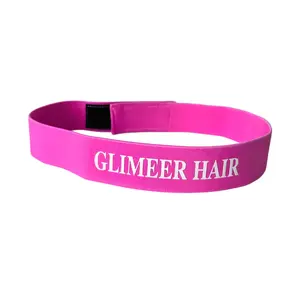 GLIMEER 1 Count Hair Elastic Band for Wigs Edges Lace Melting Bands to Keep Lace Front Wigs in Place and Adjustable Bands Hair Extensions